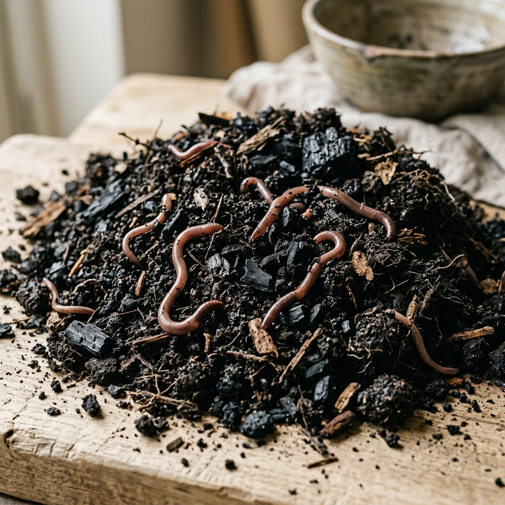 Biochar applied to soil to improve crop yield and sequester carbon
